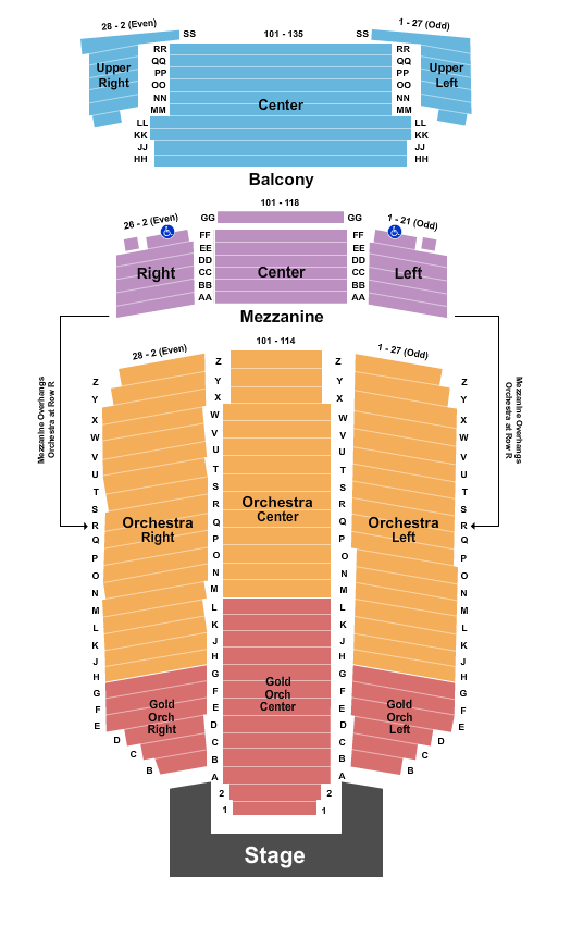 Fox Performing Arts Center Bill Burr Seating Chart