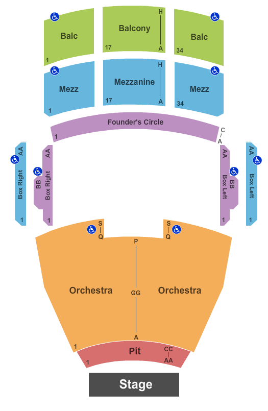 Fred Kavli Theatre At Bank Of America Performing Arts Center Bill Burr Seating Chart